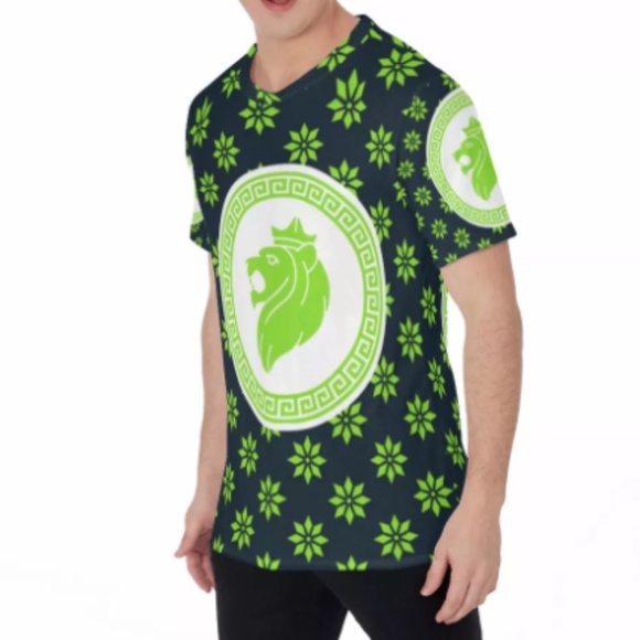 King All-Over Print Men's O-Neck T-Shirt - Picture 1 of 5